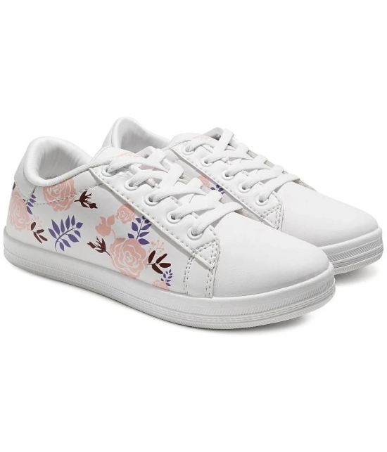 ASIAN White Womens Sneakers - None