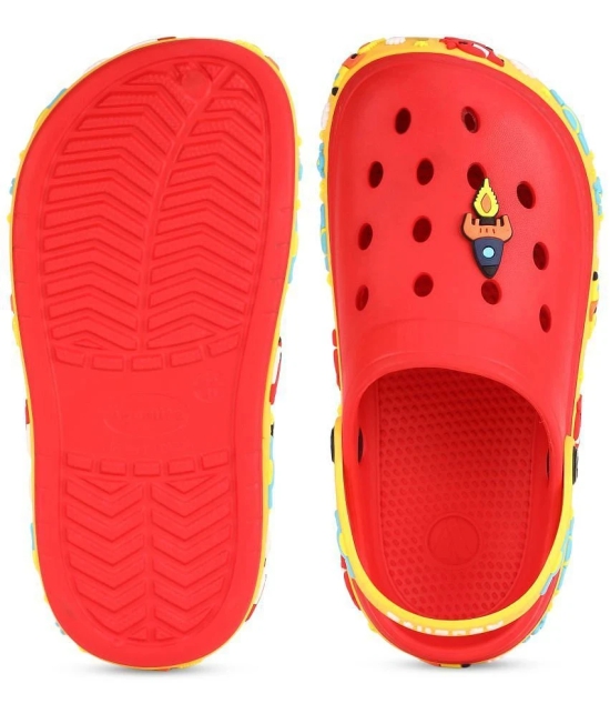 Aqualite Boys Red & Yellow Clogs - None