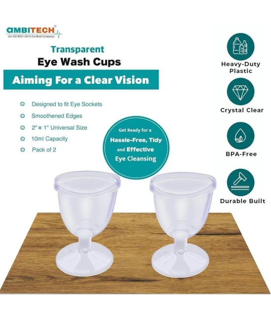 AmbiTech Transparent Eye Wash Cup (Pack Of 1)