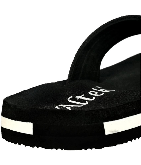 Altek Black Mens Massage Flip Flop - None