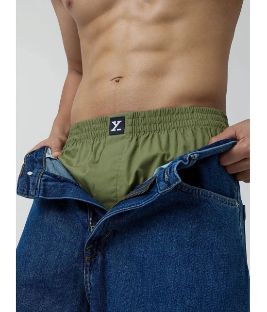 XYXX Green Cotton Mens Boxer- ( Pack of 1 ) - None