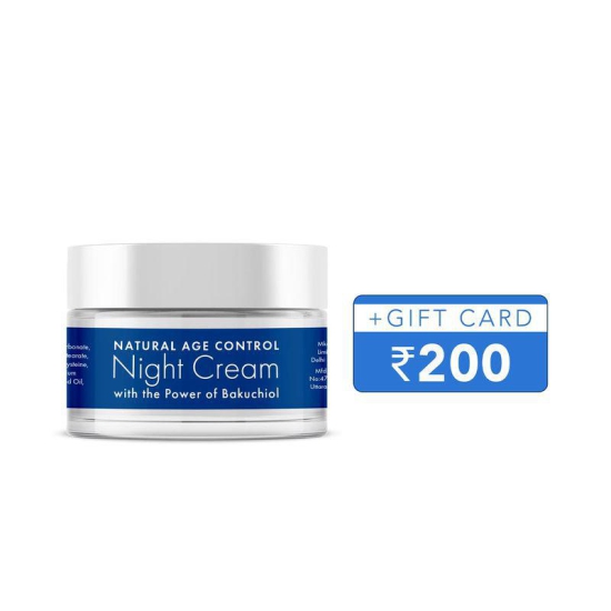 Age Control Night Cream + Rs.200 GiftCard