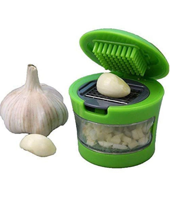 HOMETALES Garlic Chopper|Press Tools - Green