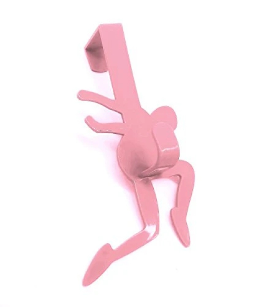 Motivational Hook- Men Racer/Male Runner Shape ABS Plastic (Pink)