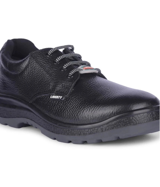 Liberty Derby Black Safety Shoes - 9