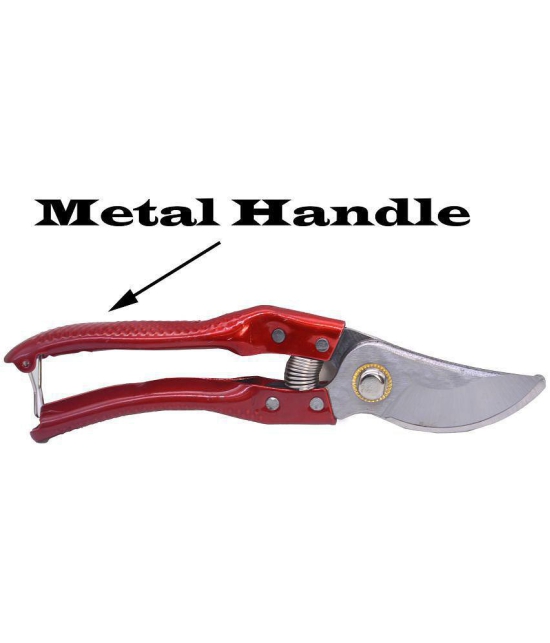 Metal Handle Multi-Purpose Gardening Tree Flower Pruning Shear Leaf Scissor Cutter