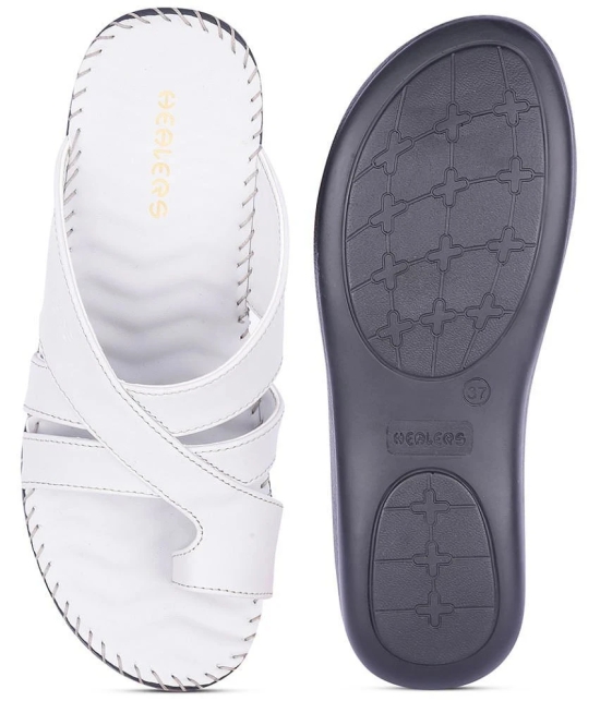 Liberty Light Grey Womens Leather Slipper - None