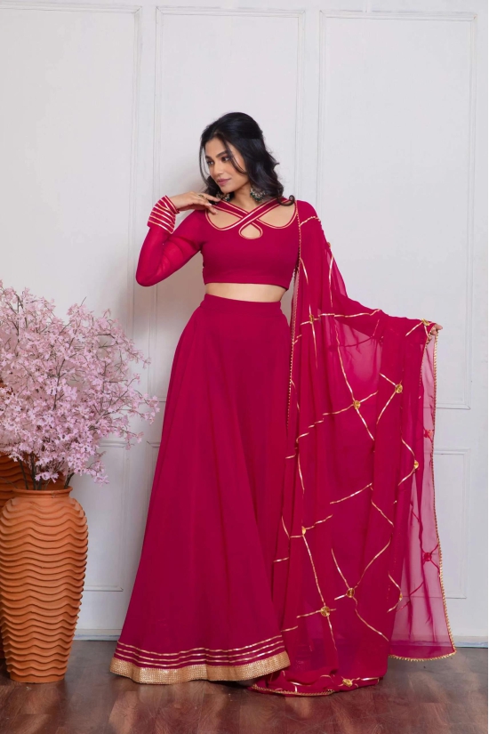 Rani Pink Lehenga Set-3XL