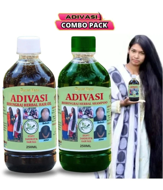 Herbal Shampoo And Hair Oil Remove All Type of Hair Problem And Increase Hair Growth (250 ml)Pack of 2