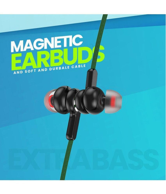 Bell  BLBHS 125  Bluetooth Bluetooth Earphone In Ear Powerfull Bass Green