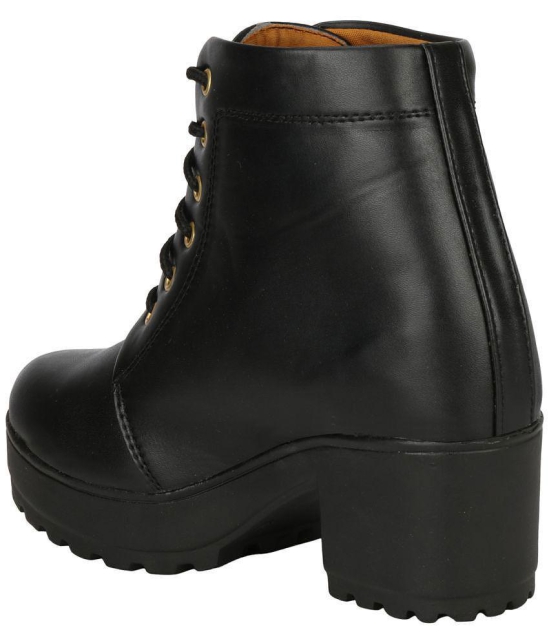 Commander - Black Women''s Ankle Length Boots - None