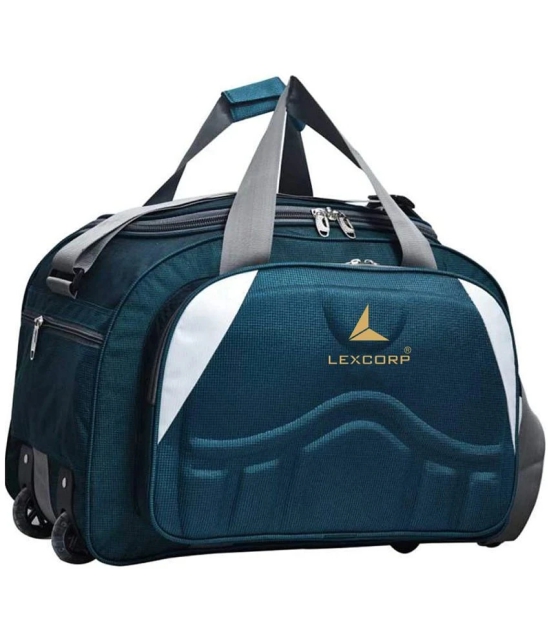 LEXCORP - Green Polyester Duffle Bag - Onesize