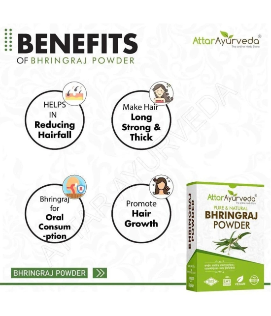 Attar Ayurveda Natural Bhringraj Powder for hair growth (100 Grams)