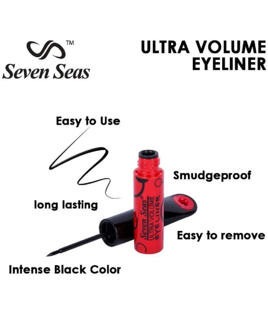 Seven Seas Ultra Dark Line | Water proof | Smudge Proof |Eye Liner