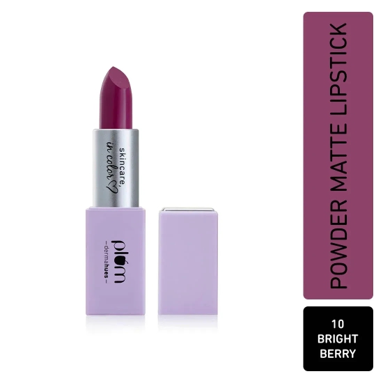 Plum Velvet Haze Matte Lipstick with SPF 30 10 Bright Berry