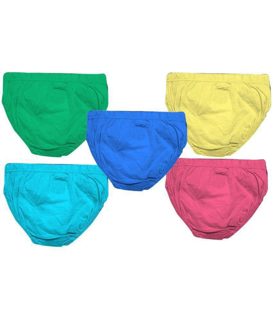 HAP - Multi Cotton Girls Panties ( Pack of 5 ) - None