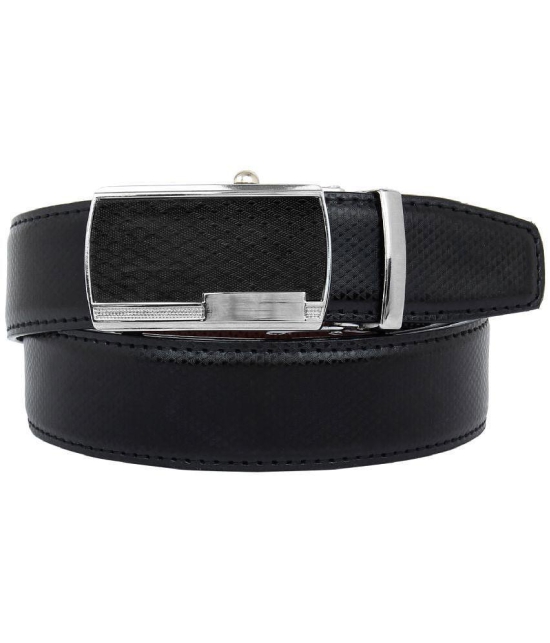 Zacharias - Black Leather Men's Reversible Belt ( Pack of 1 ) - None