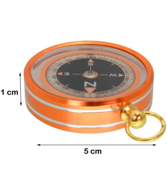 2 Piece Military Hiking Camping Lens Magnetic Compass