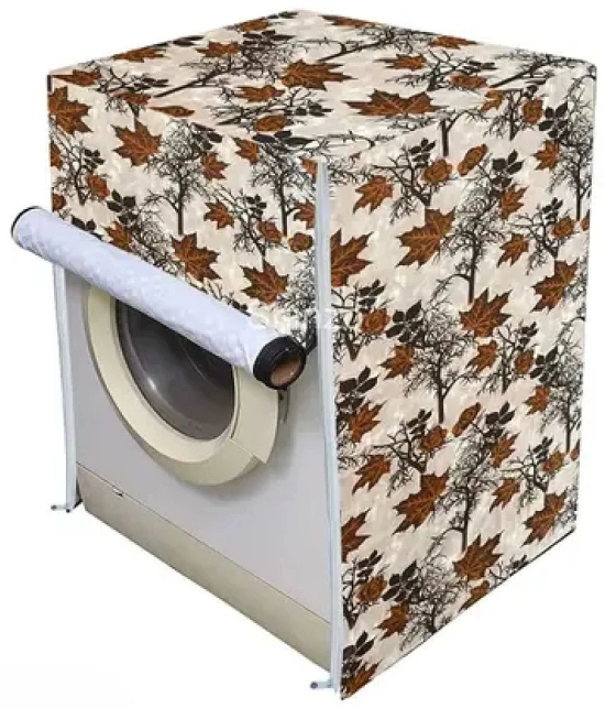 ENTICE Front Load Washing Machine Cover Compatiable For 8 kg - Brown - Brown