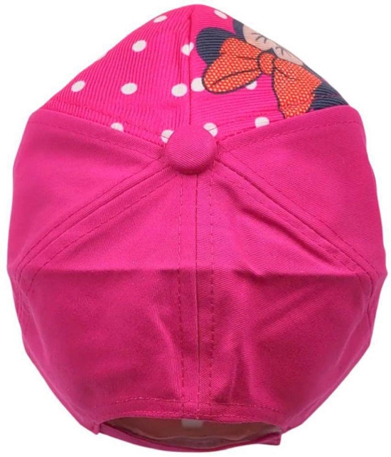 Zacharias Girl's Kids Cotton Cap kc-14-Dark-Pink- (Pack of 1) (1-4 Years) - None