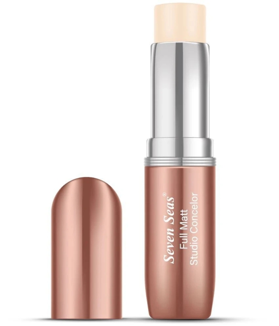 Seven Seas Full Matte Studio Concealer Stick | Full Coverage Concealer For Face Makeup (Nude)