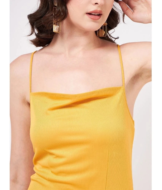 Zima Leto - Yellow Polyester Womens Bodycon Dress ( Pack of 1 ) - None