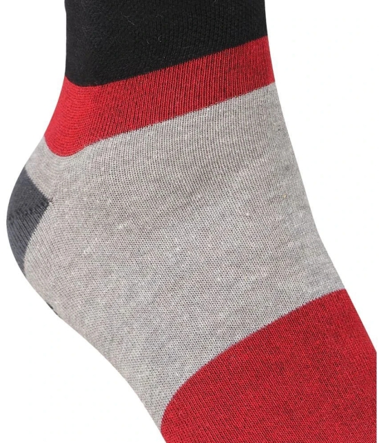 Dollar - Cotton Mens Striped Multicolor Ankle Length Socks ( Pack of 5 ) - Multicolor