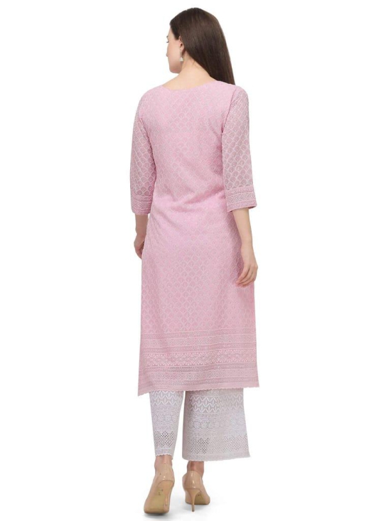 SHOPPING QUEEN Women's Georgette Kurta and Palazzo Set