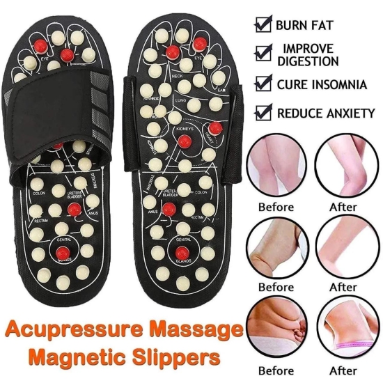 Acupressure and Magnetic Therapy Paduka Slippers for Full Body Blood Circulation Yoga Paduka Acupressure Foot Relaxer For Men and Women-11