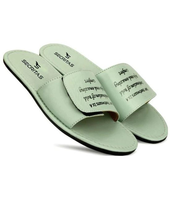 Secritas - Green Mens Slide Flip Flop - None