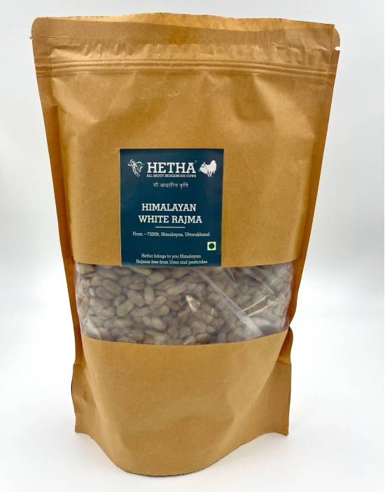 Himalayan White Rajma (Size - 500g) by HETHA ORGANICS LLP