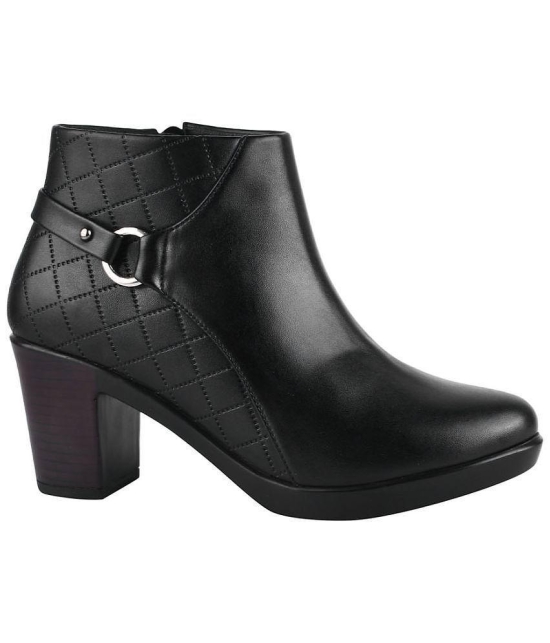 Shoetopia Black Women''s Ankle Length Boots - None