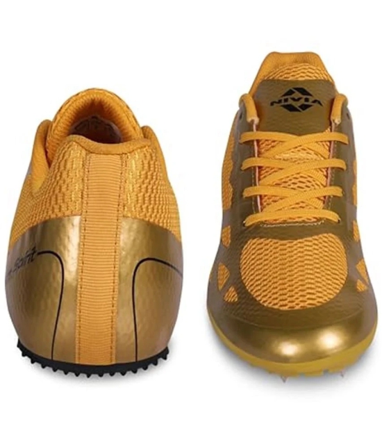 Nivia Spirit Spikes Shoes Gold Hiking Shoes - 11