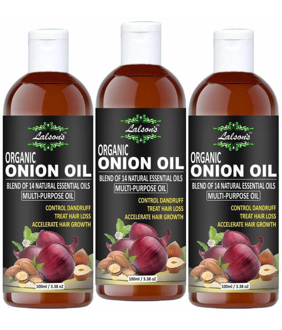 Lalson's - Anti Hair Fall Onion Oil 100 ml ( Pack of 3 )