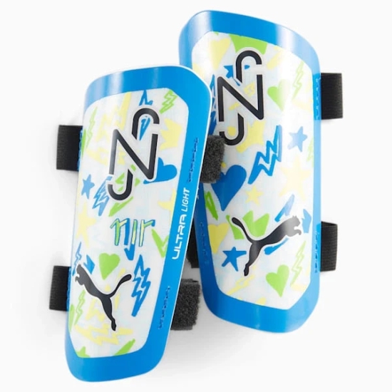 NEYMAR JR ULTRA Light Strap Football Shin Guards - Lightweight and Secure Protection for Football Players (Colour - 1, Size - S) by Total Sporting And Fitness Solutions Pvt Ltd