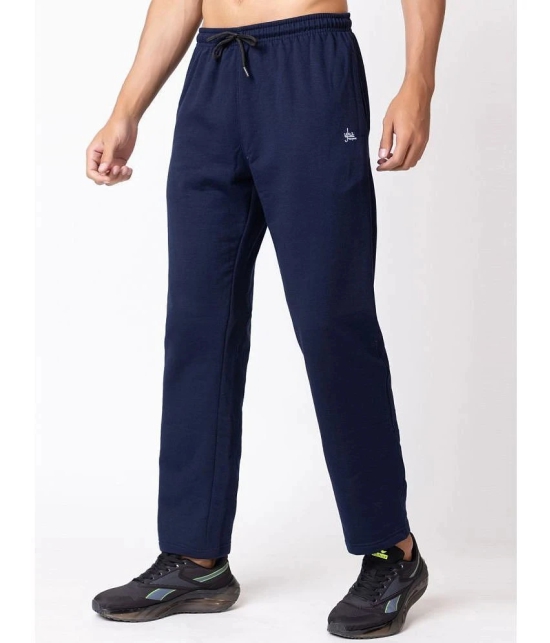 YHA Navy Fleece Mens Trackpants ( Pack of 1 ) - None