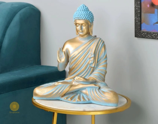 Lord Buddha Statue-Blue