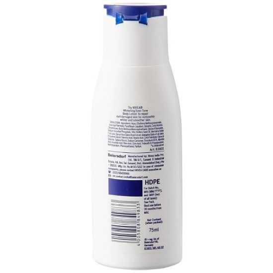 Nivea Whitening Even Tone Uv Protect Body Lotion 75 Ml