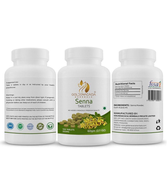 GOLDENACACIA HERRBALS Cassiac Anguslifolia 500mg 120Tablets Tablets 120 no.s