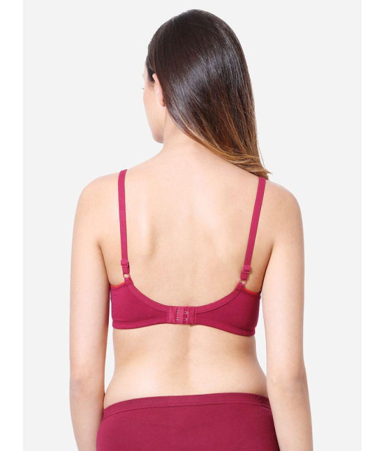 VStar - Red Cotton Blend Non Padded Women's Everyday Bra ( Pack of 1 ) - None