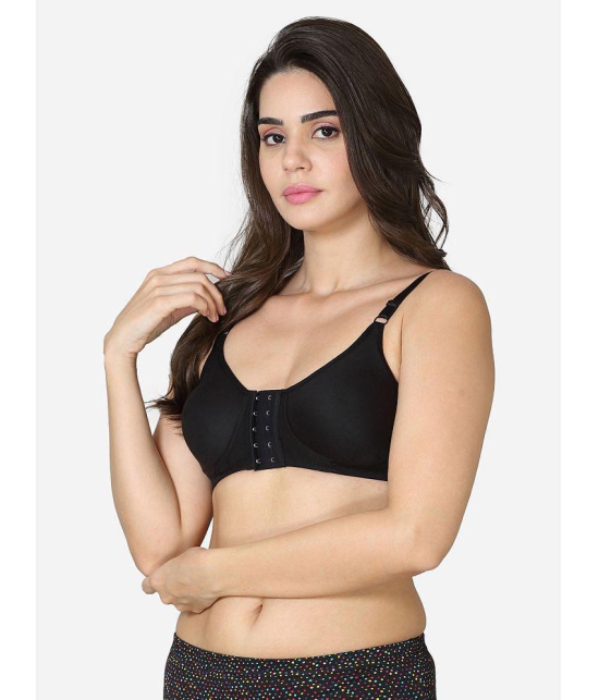 VStar - Black Cotton Blend Non Padded Womens Everyday Bra ( Pack of 1 ) - None