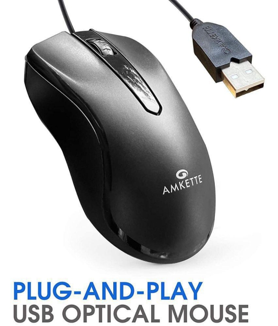 Amkette - Kwik Pro 7 Wired Mouse