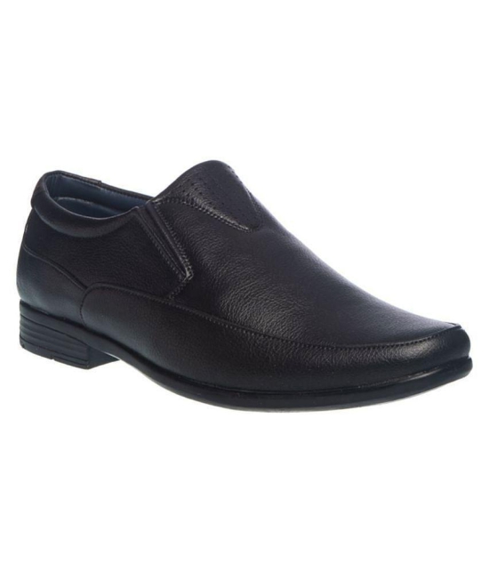 KHADIM Office Genuine Leather Black Formal Shoes - None