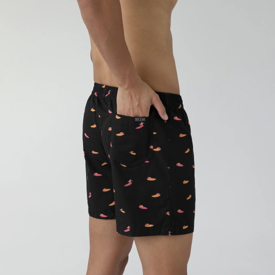 Splash Cotton Boxers - Surfer Black XL