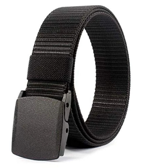 Livisorb - Black Fabric Mens Casual Belt ( Pack of 1 ) - Free Size