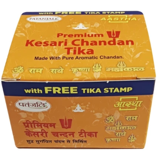 AASTHA KESAR CHANDAN GEELA TIKA - 60 G