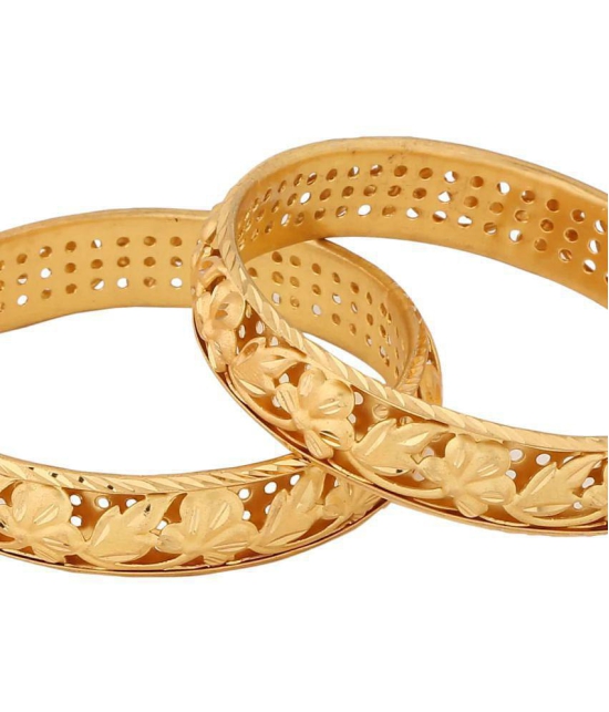 Jewar Mandi - Gold Kada Set ( Pack of 1 ) - None