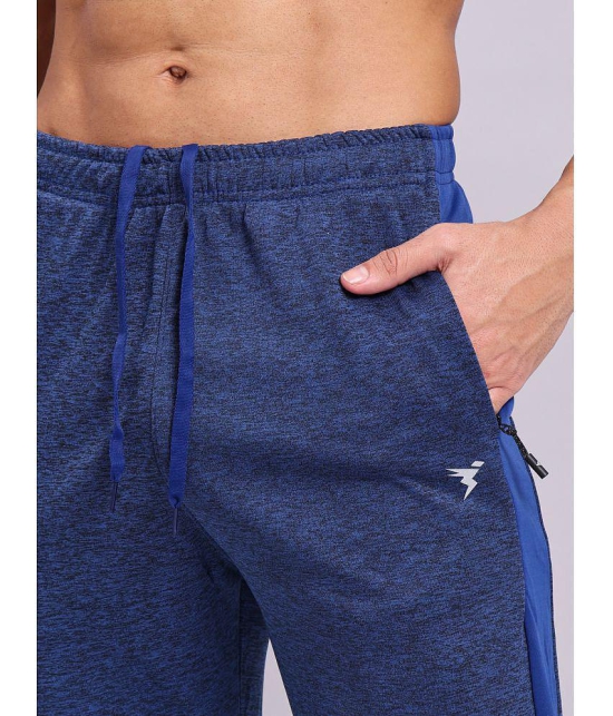 Technosport Blue Polyester Mens Sports Trackpants ( Pack of 1 ) - None