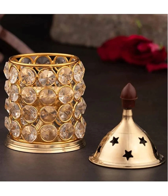 ServDharm Crystal Diwali Diya - Pack of 1