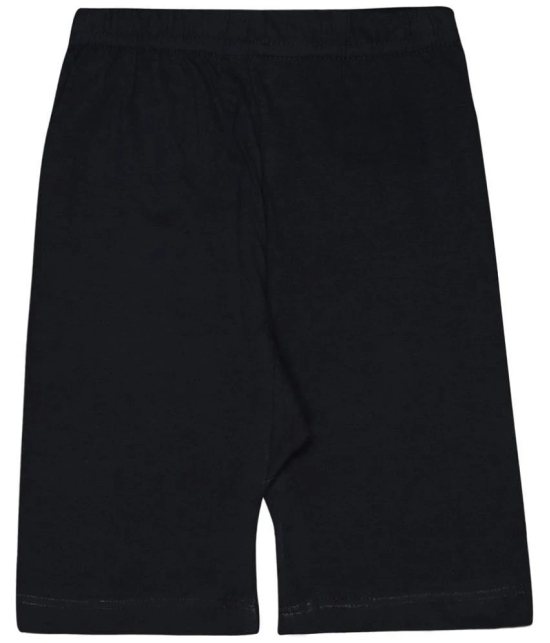 Bodycare - Navy Blue Cotton Girls Shorts ( Pack of 3 ) - None